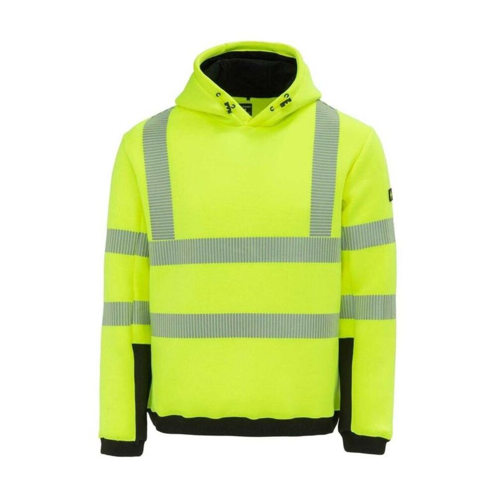 Dunlop Unisex Adult High-Vis Drawstring Hoodie / Yellow